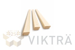 40 x 18 mm põrandaliist - profiil faasi ja 6 mm raadiusega