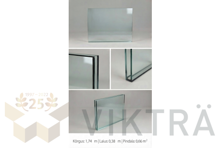 Klaaspakett (1.74 x 0.38) 0.66m²
