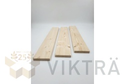 120 x 18 mm viilulaud - nelikant, sirge, nurgad pehmendatud