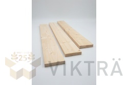 95 x 18 mm tuulekastilaud - nelikant, sirge, nurgad pehmendusega